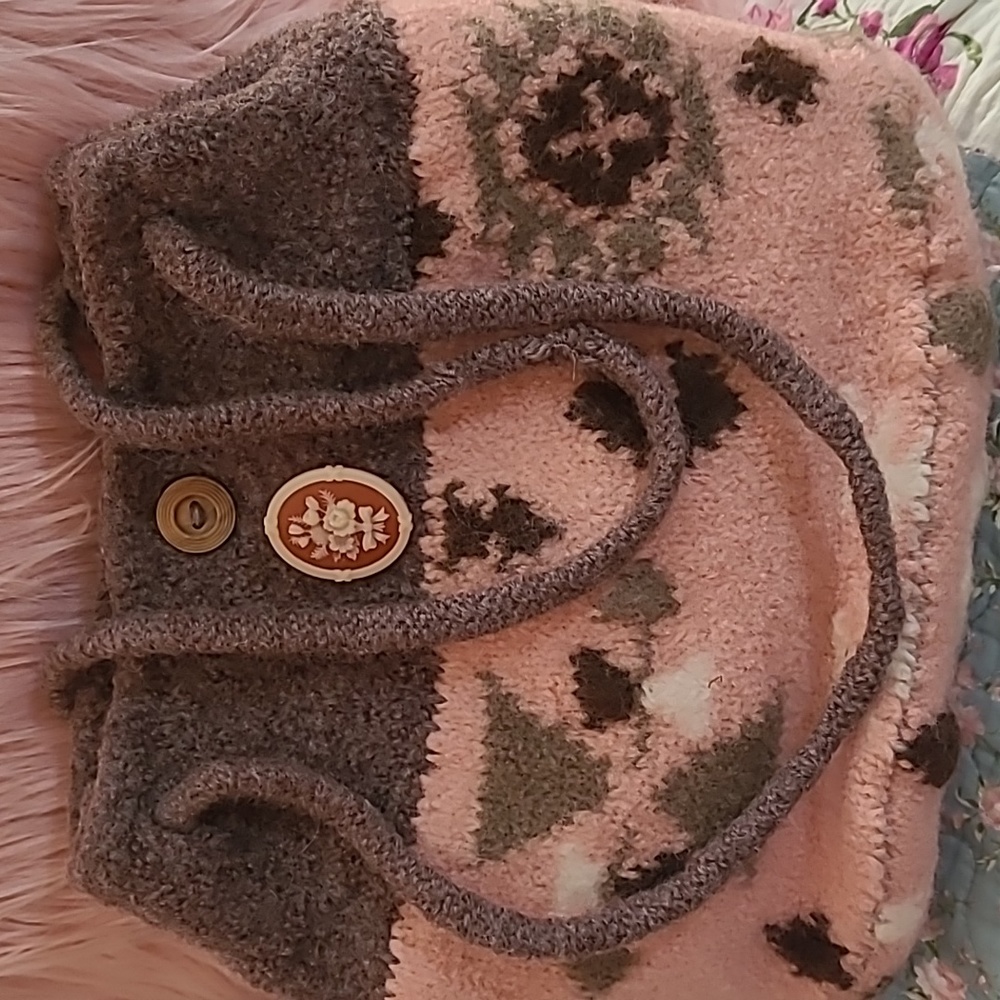 Felted bag, one of a kind by Bettina.